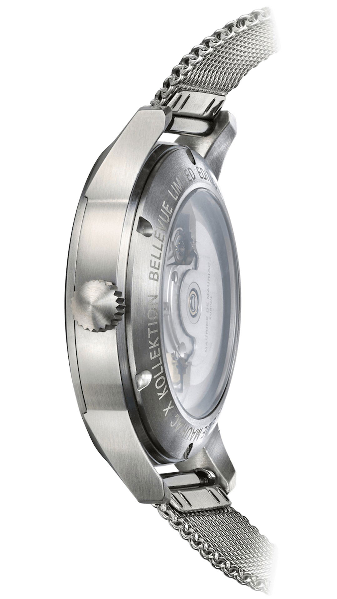 Maurice de Mauriac Automatic Date "Züri Date" Red