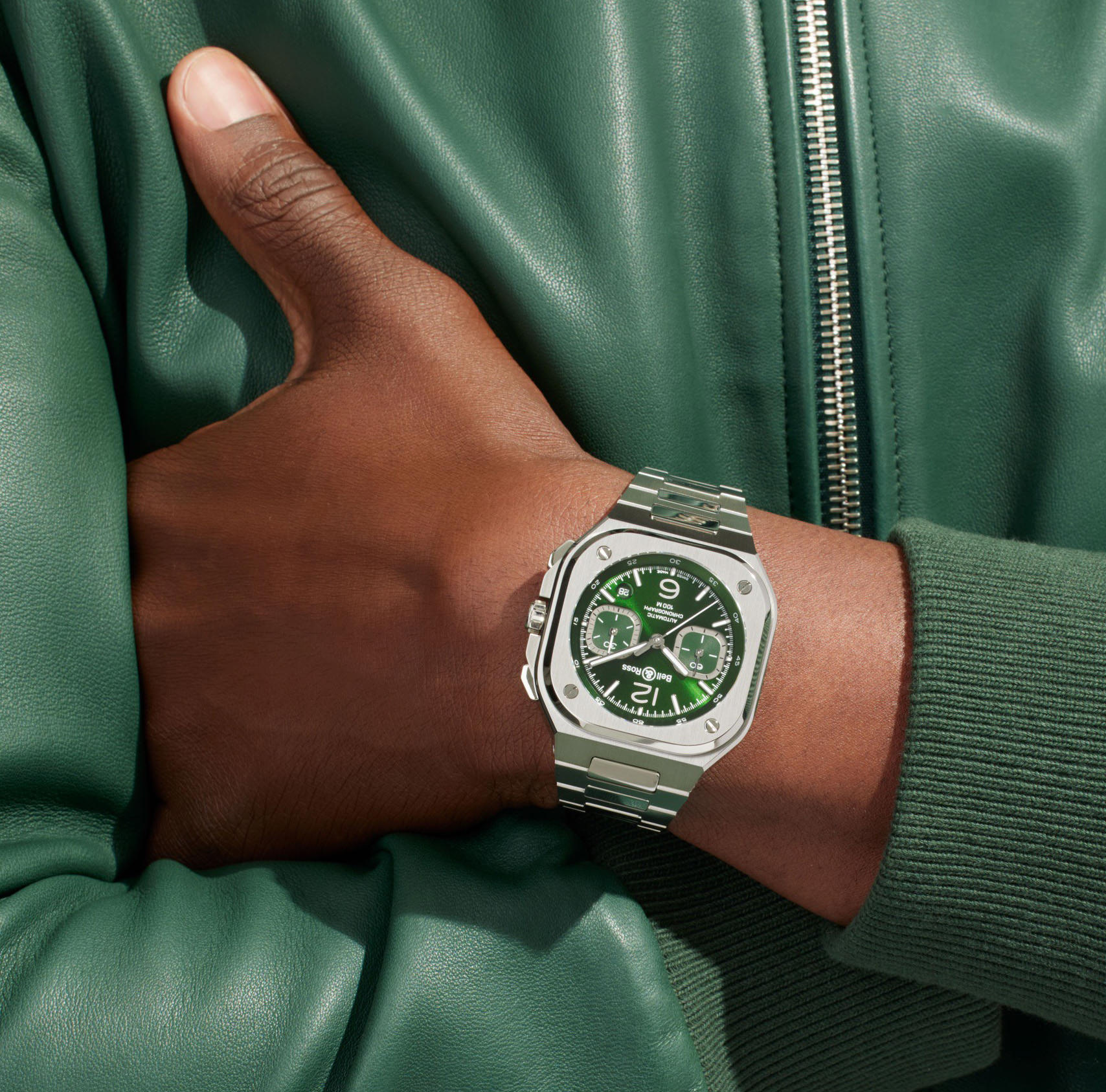 Bell & Ross BR 05 Chrono Green Steel