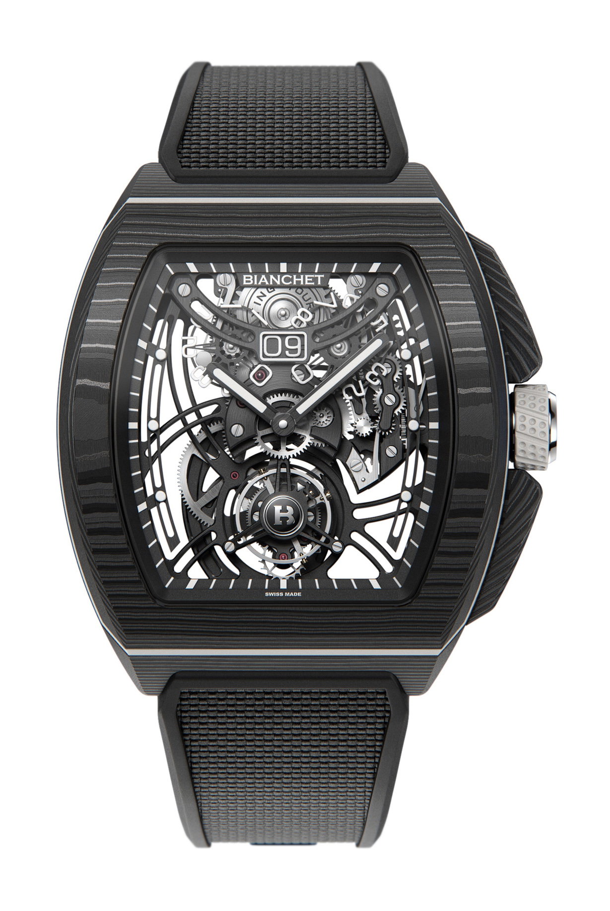 Flying Tourbillon Grande Date B1.618 Carbon White - Image 3
