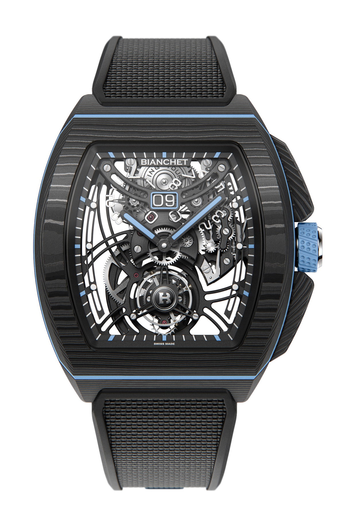 B1.618 Grande Date B1.618 Carbon Sky Blue - Image 13