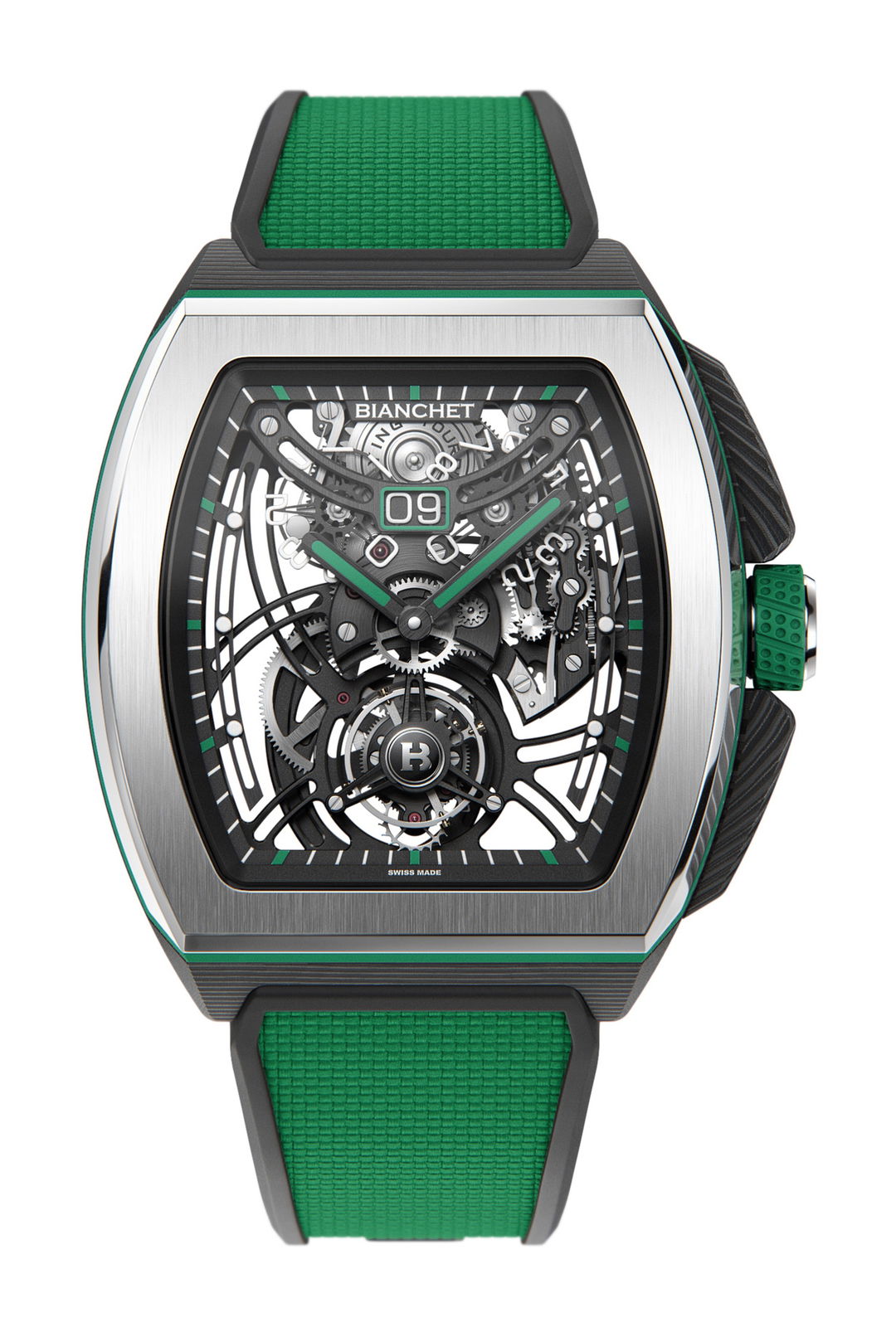 Flying Tourbillon Grande Date B1.618 Hybrid Green - Image 1