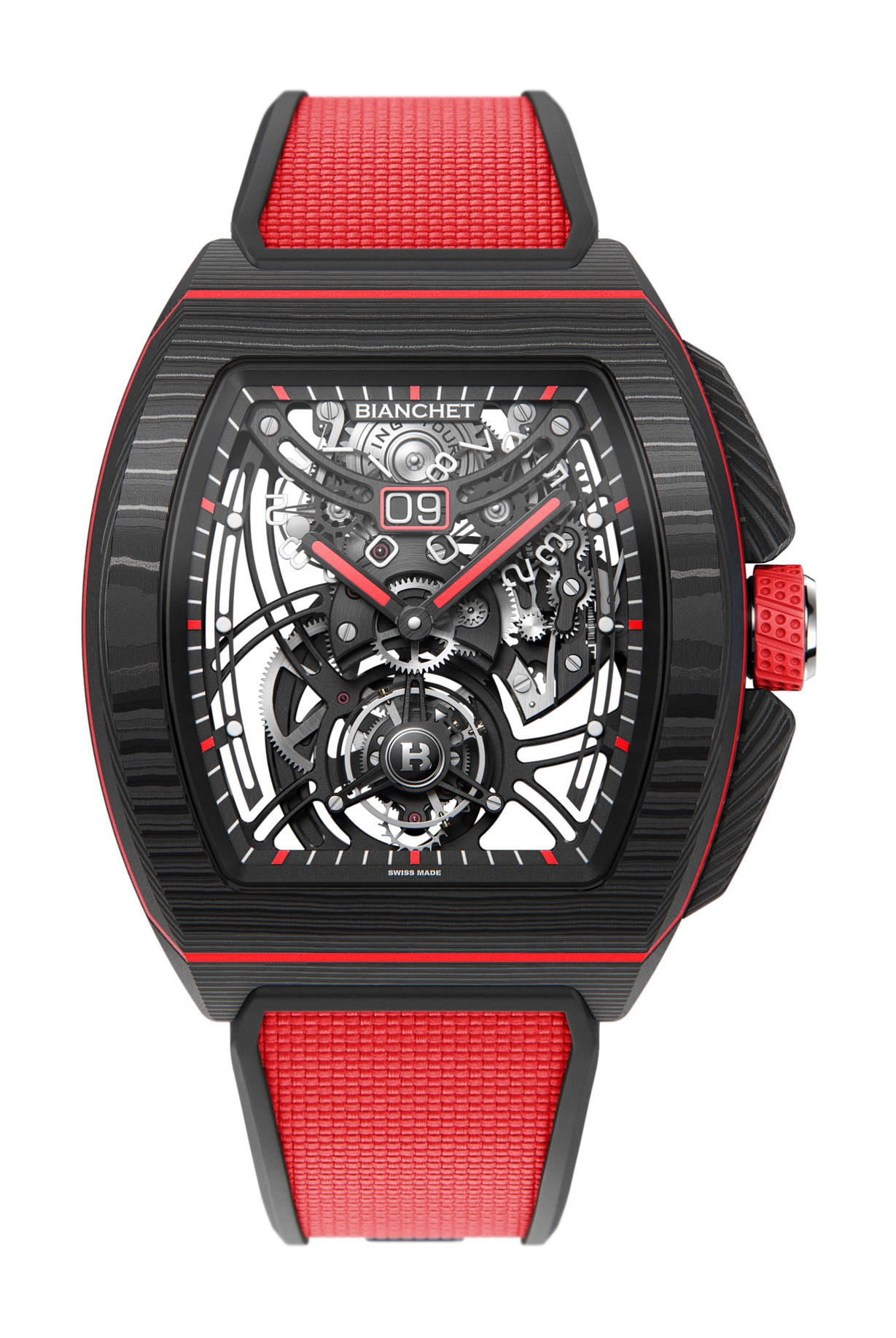 Bianchet B1.618 Grande Date B1.618 Carbon Red
