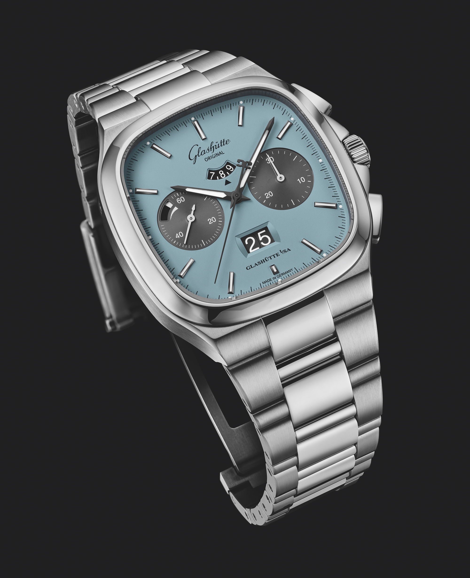 Glashütte Original Seventies Chronograph Panorama Date “Ocean Breeze”