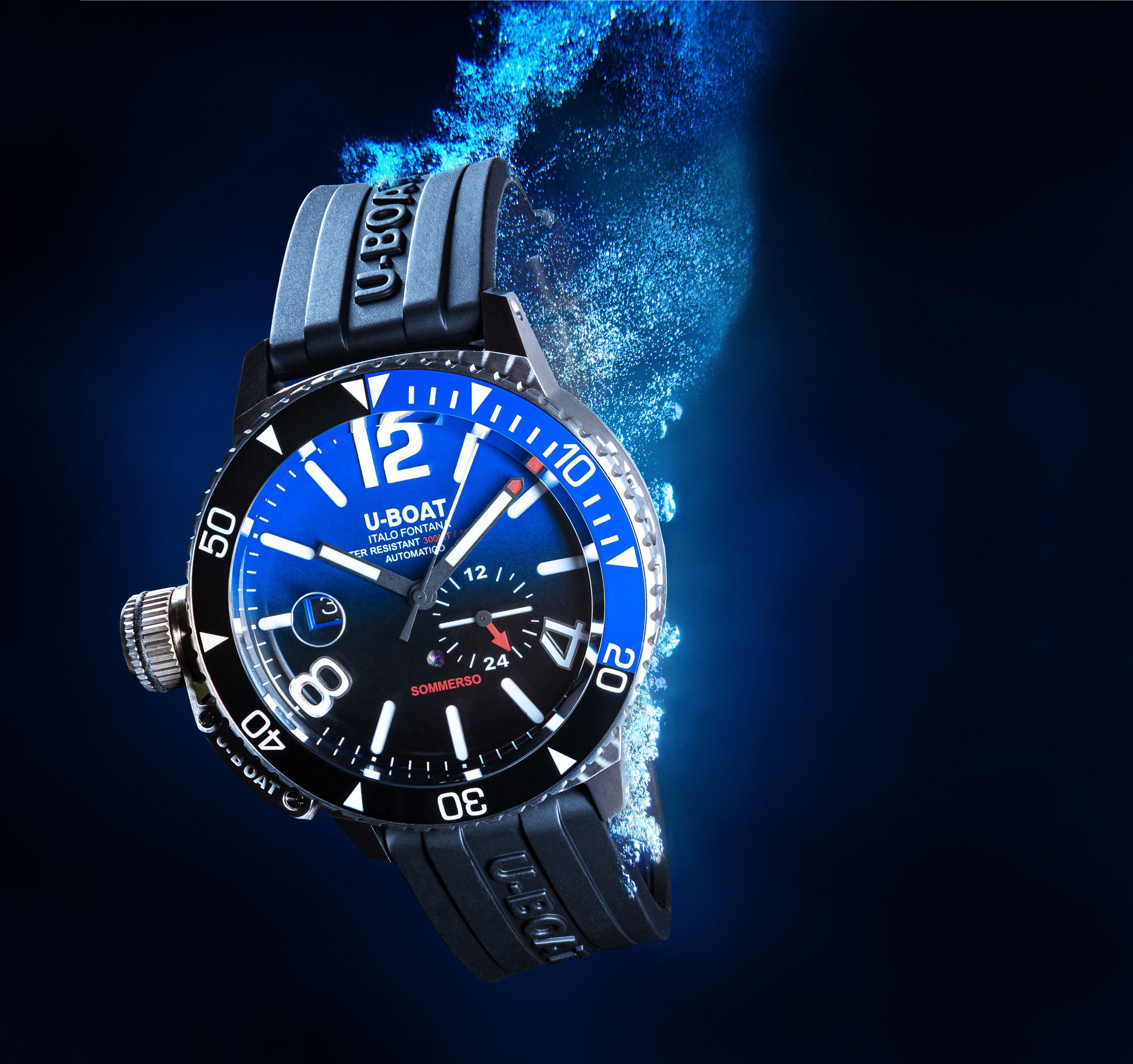 U-Boat Somerso Ceramic Blue