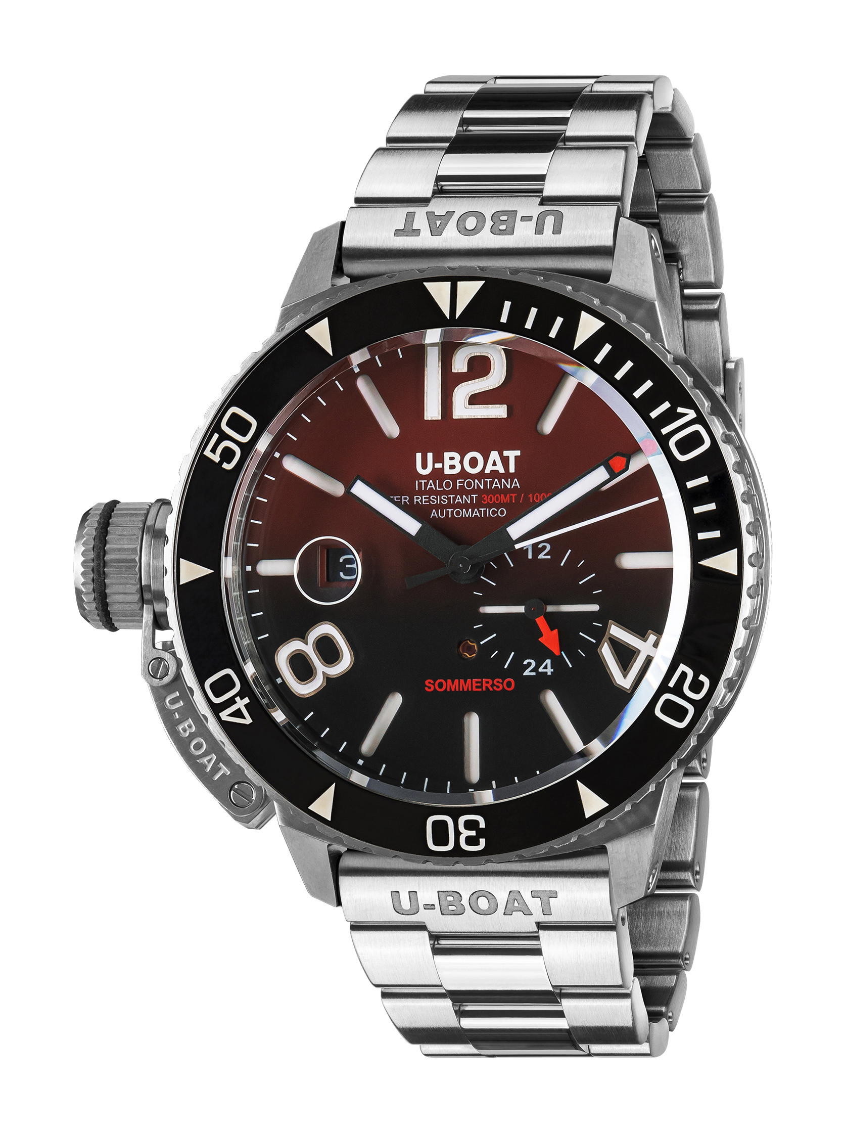 U-Boat Somerso Ceramic Bordeaux/MT