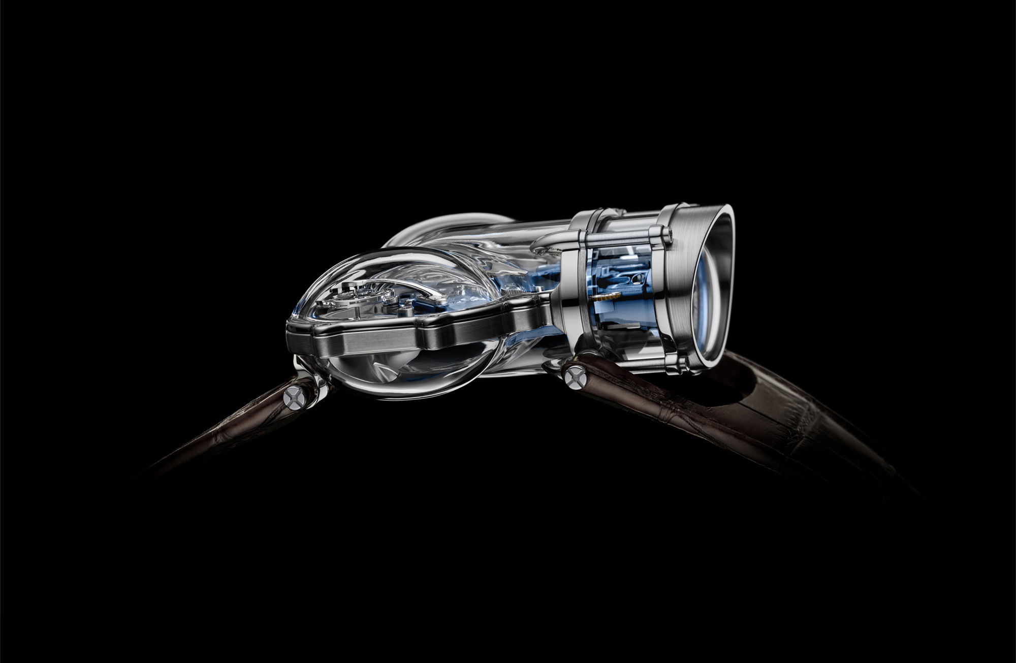 MB&amp;F HM9-SV White Gold Blue