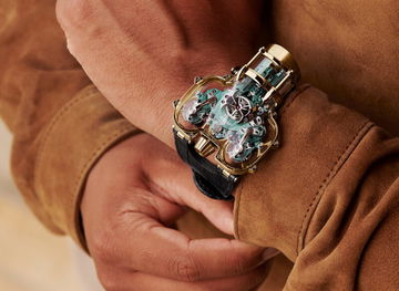 MB&amp;F HM9-SV Yellow Gold Green