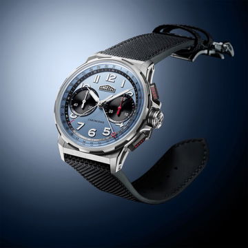 Angelus Chronodate Titanium Storm Blue