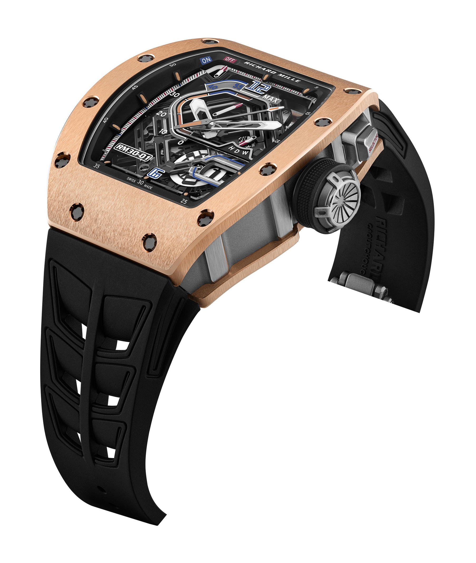 Richard Mille RM 30-01 Automatic Winding with Declutchable Rotor Red Gold