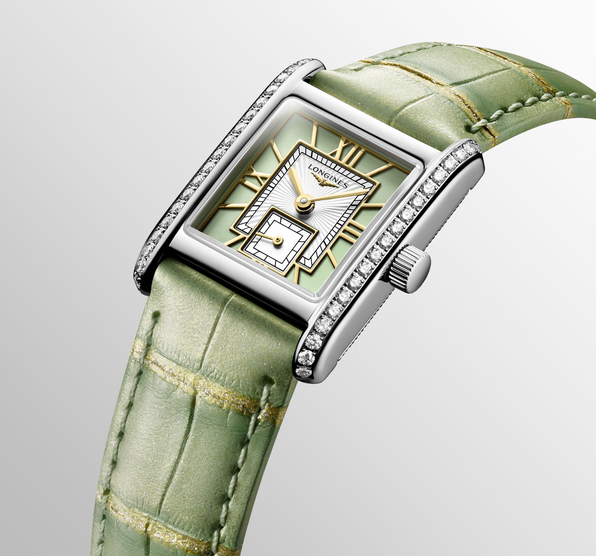 Longines Mini DolceVita Mint Green