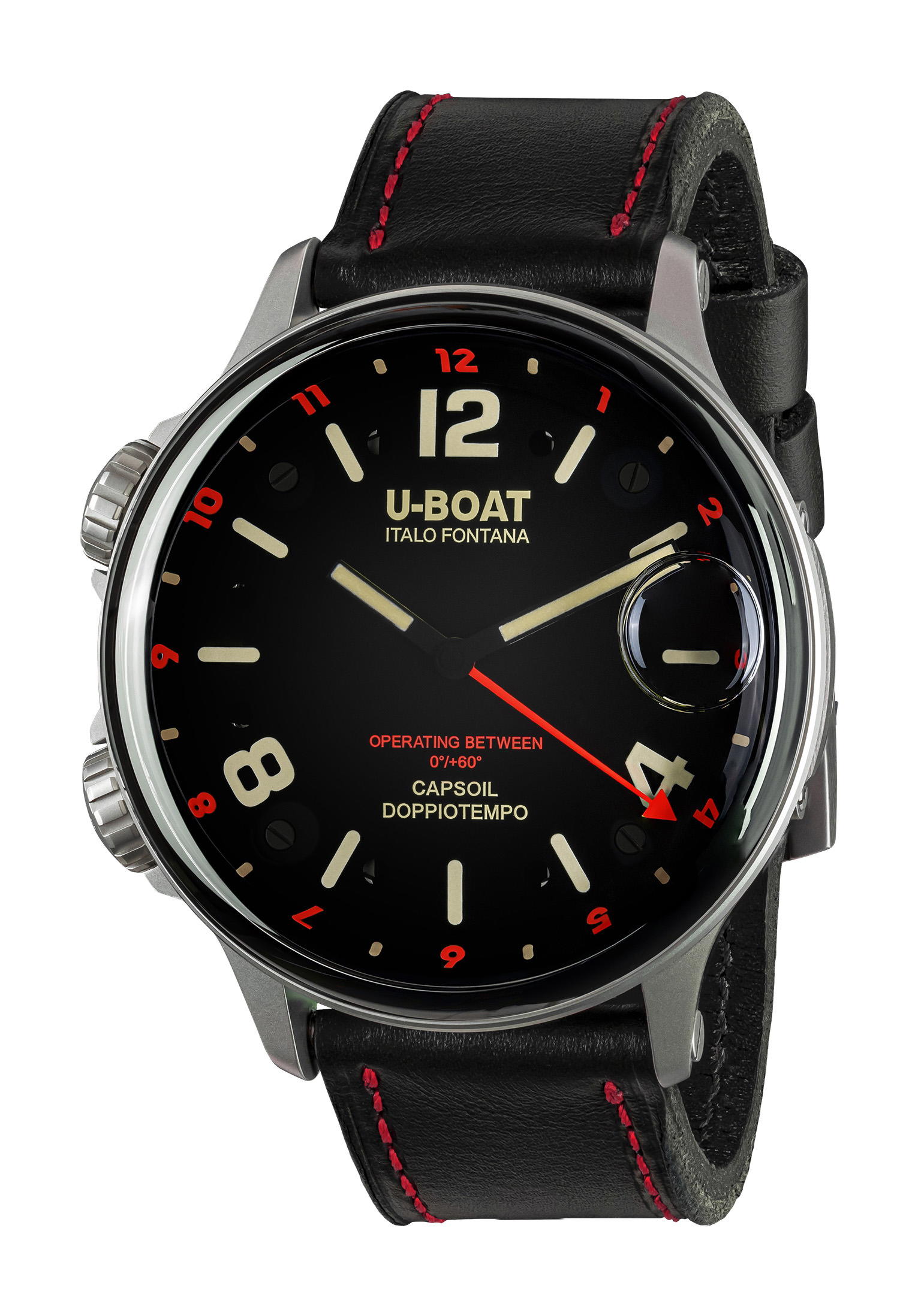 U-Boat Capsoil Doppiotempo 55 SS Red