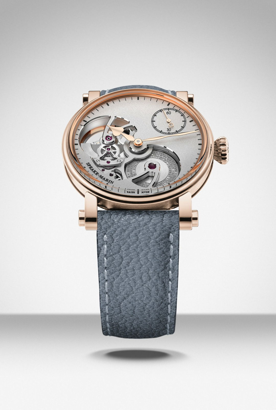 Openworked Sandblasted Red Gold