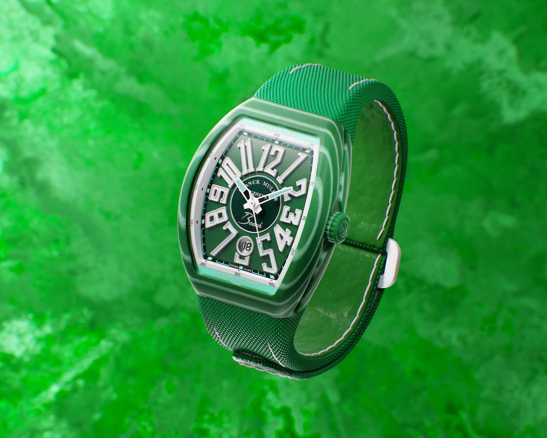 Franck Muller Vanguard Beach Summer Green – $12,300