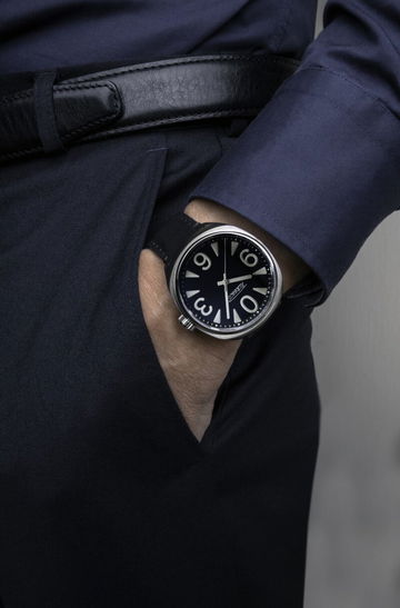 Raketa Classic “BIG ZERO” Black 0296