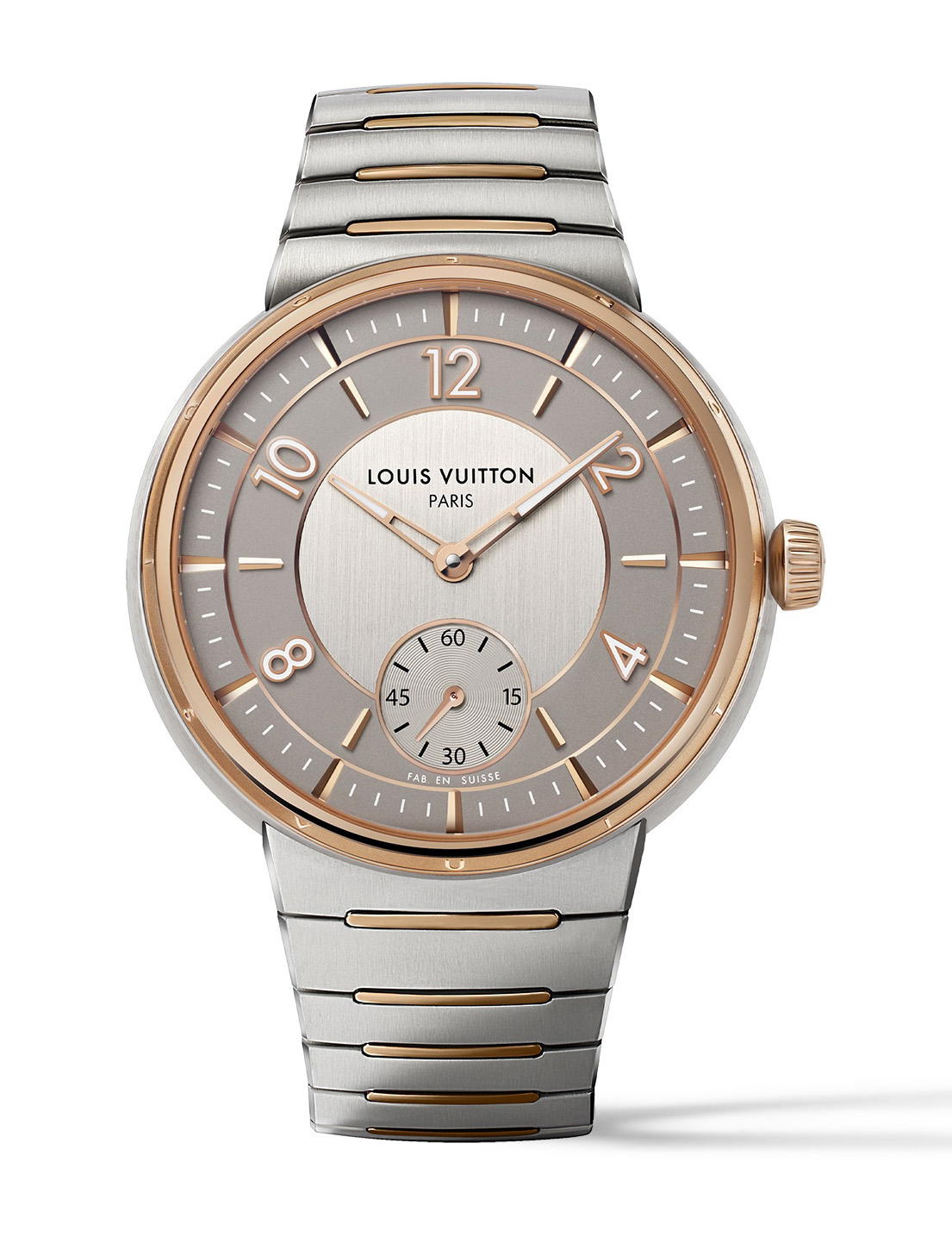Louis Vuitton Tambour Steel & Gold