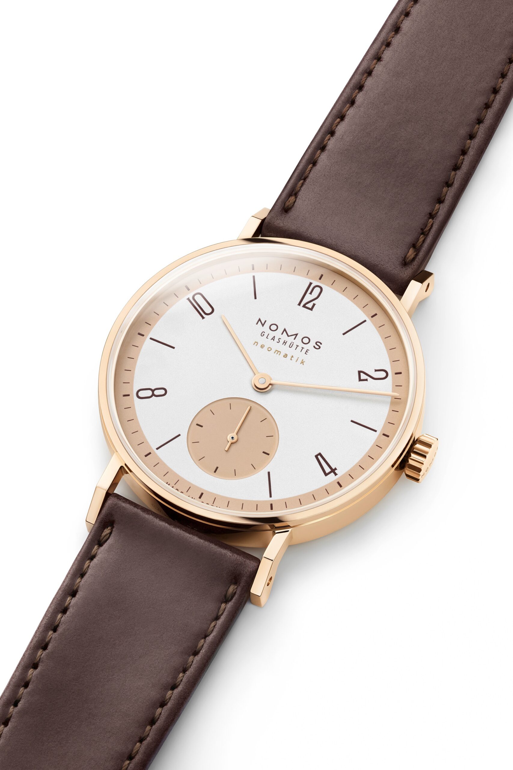 Nomos Glashütte Tangente Rose Gold neomatik – 175 Years Watchmaking Glashütte