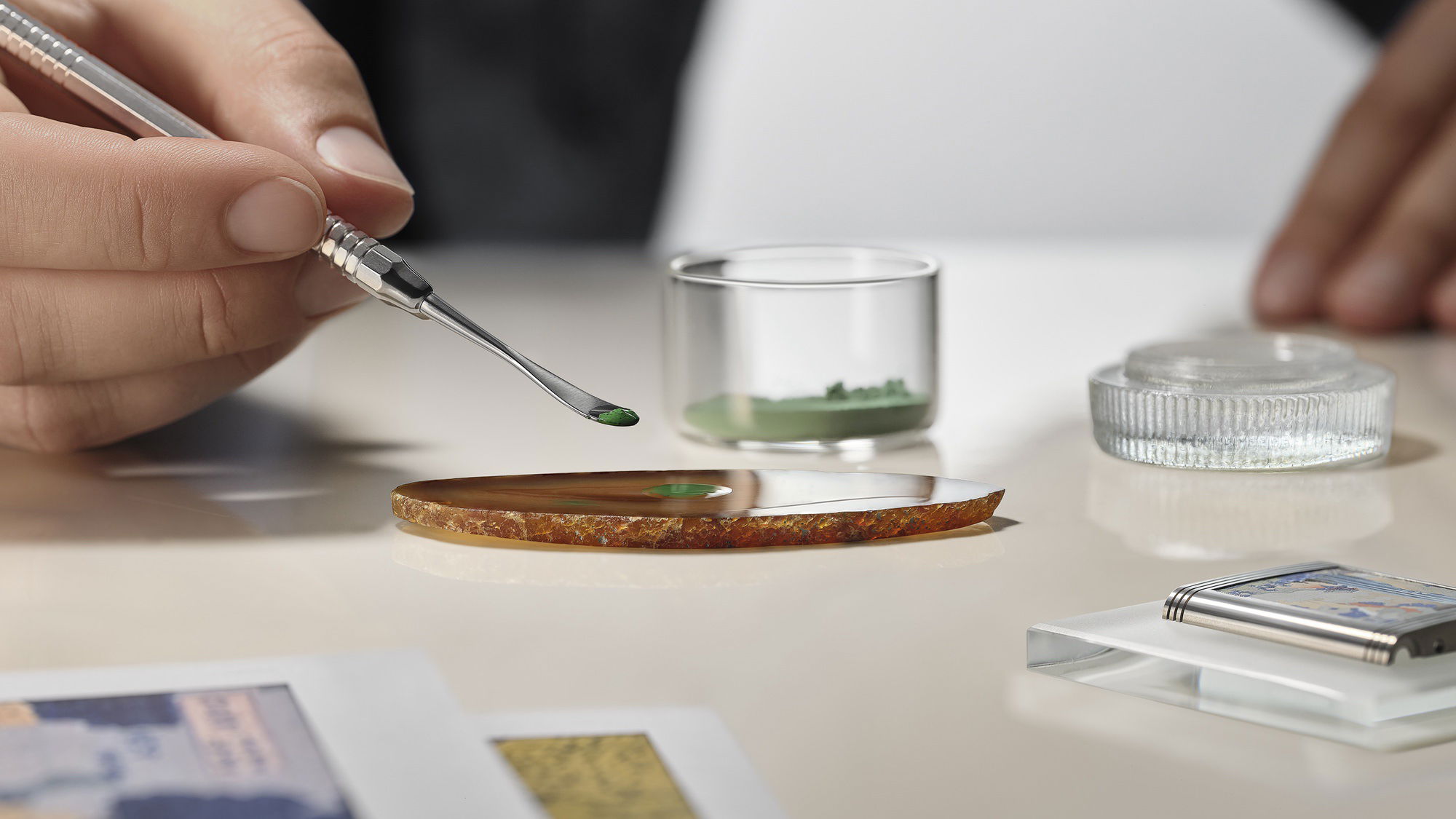 Jaeger-LeCoultre Reverso Tribute Enamel Hokusai - The Waterfall at Ono