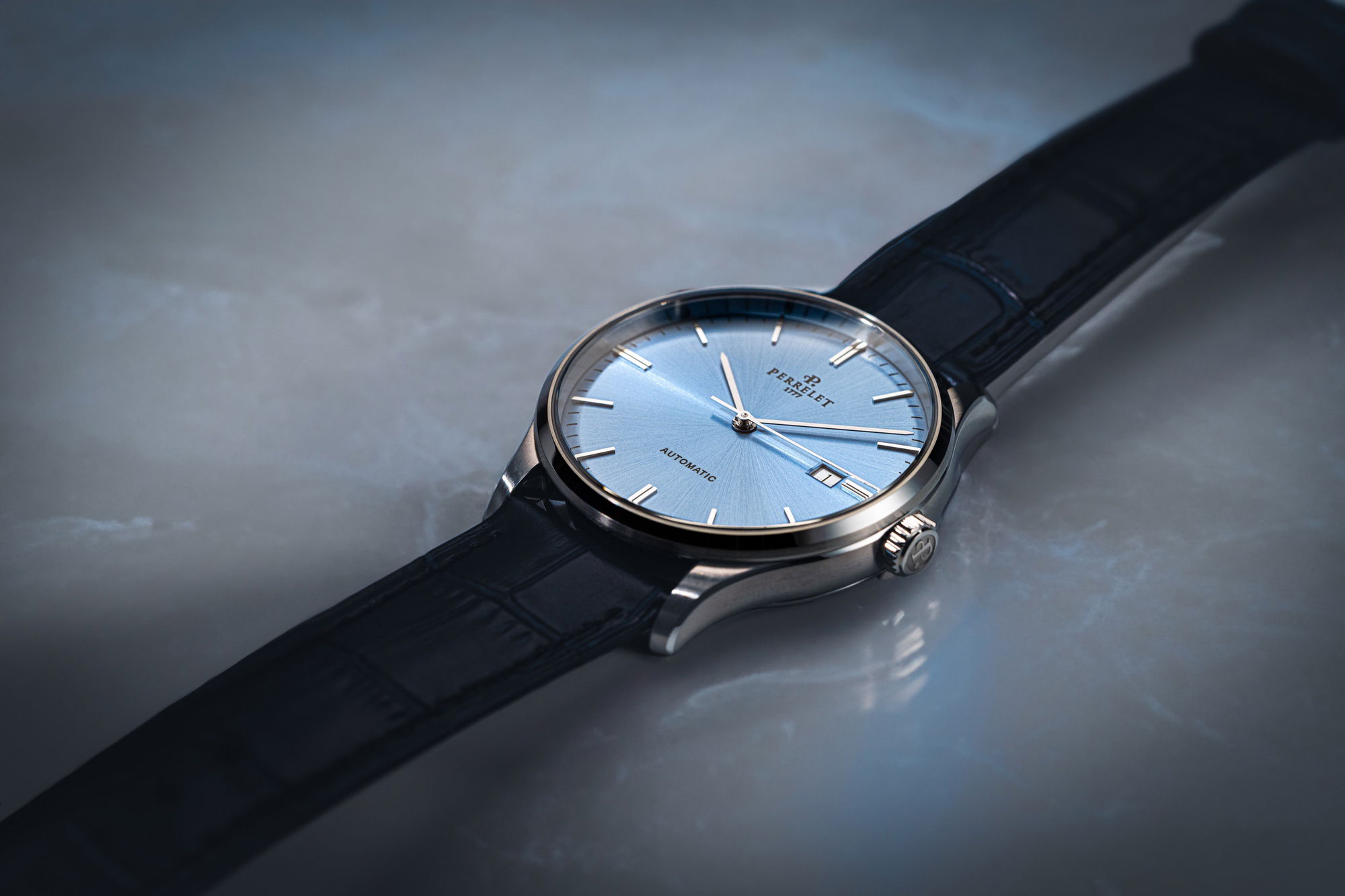 Perrelet Weekend 3-Hands Ice Blue