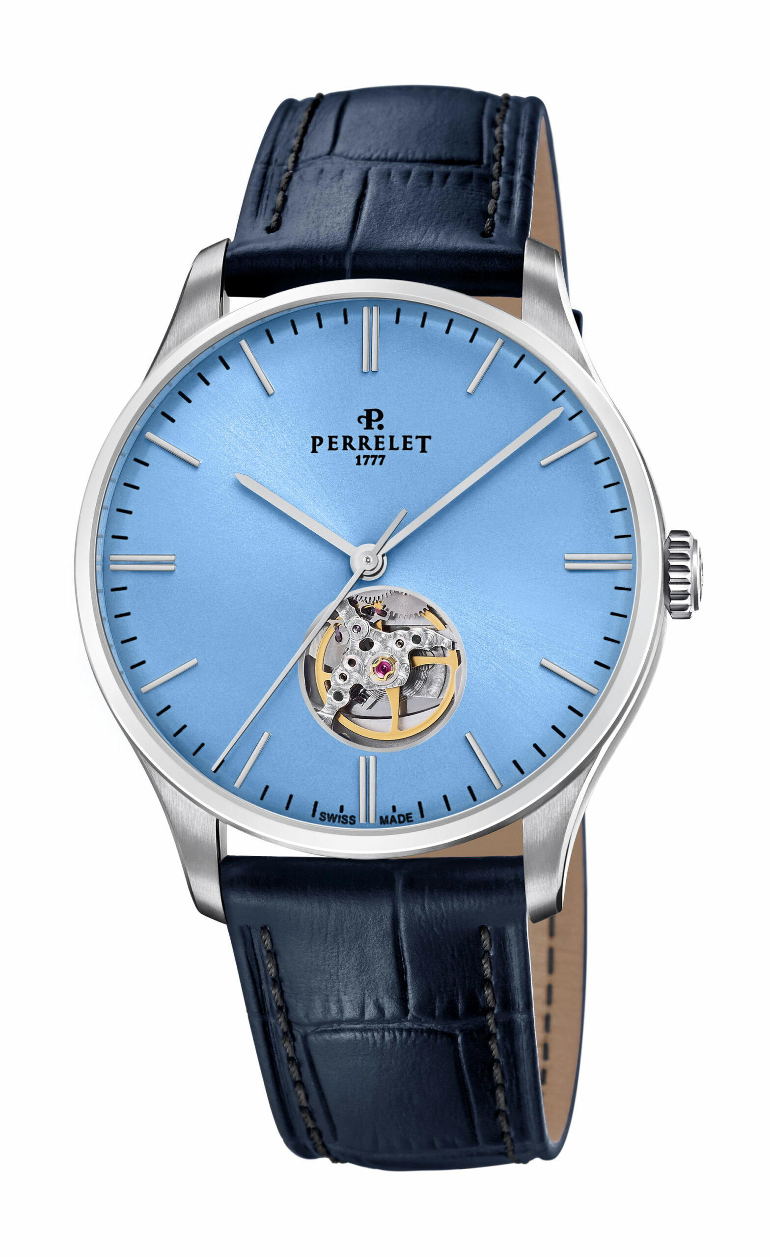 Perrelet Weekend Open Heart Ice Blue