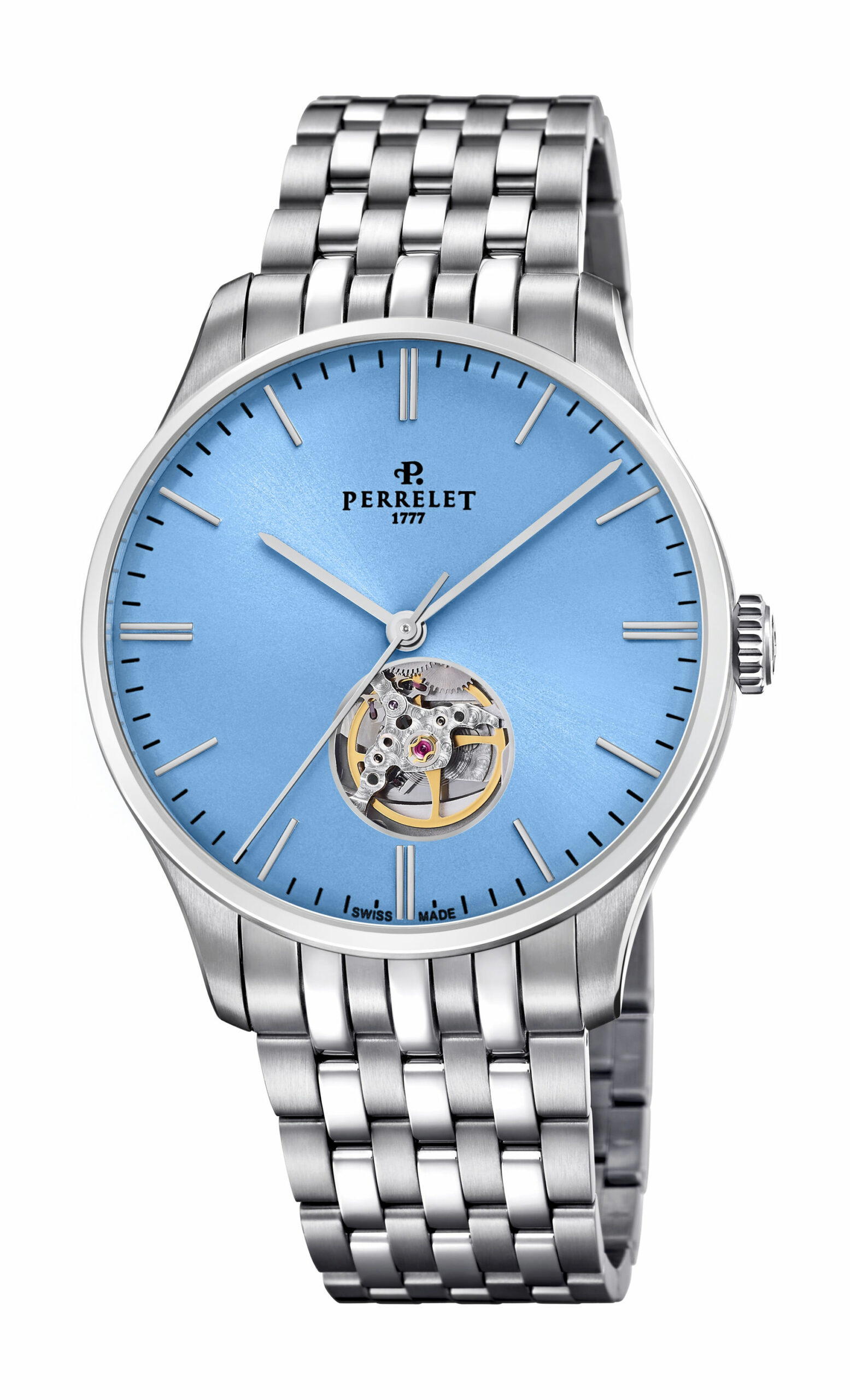 Perrelet Weekend Open Heart Ice Blue