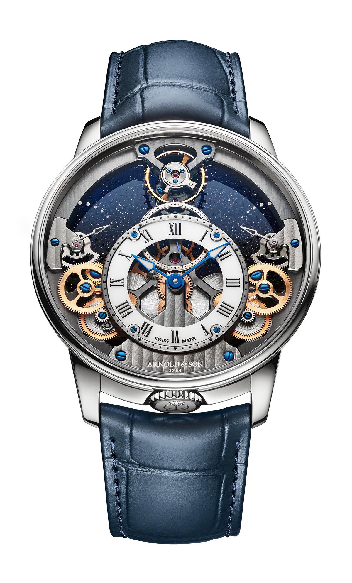 Arnold & Son Time Pyramid 42.5 Platinum