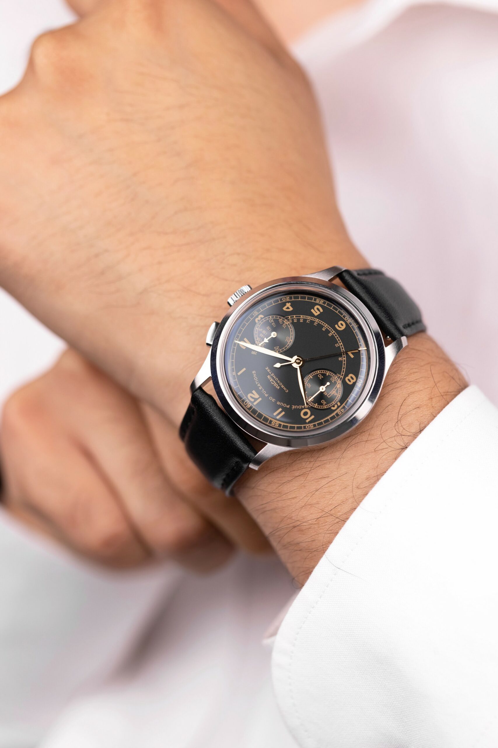 Vulcain Monopusher Heritage Black