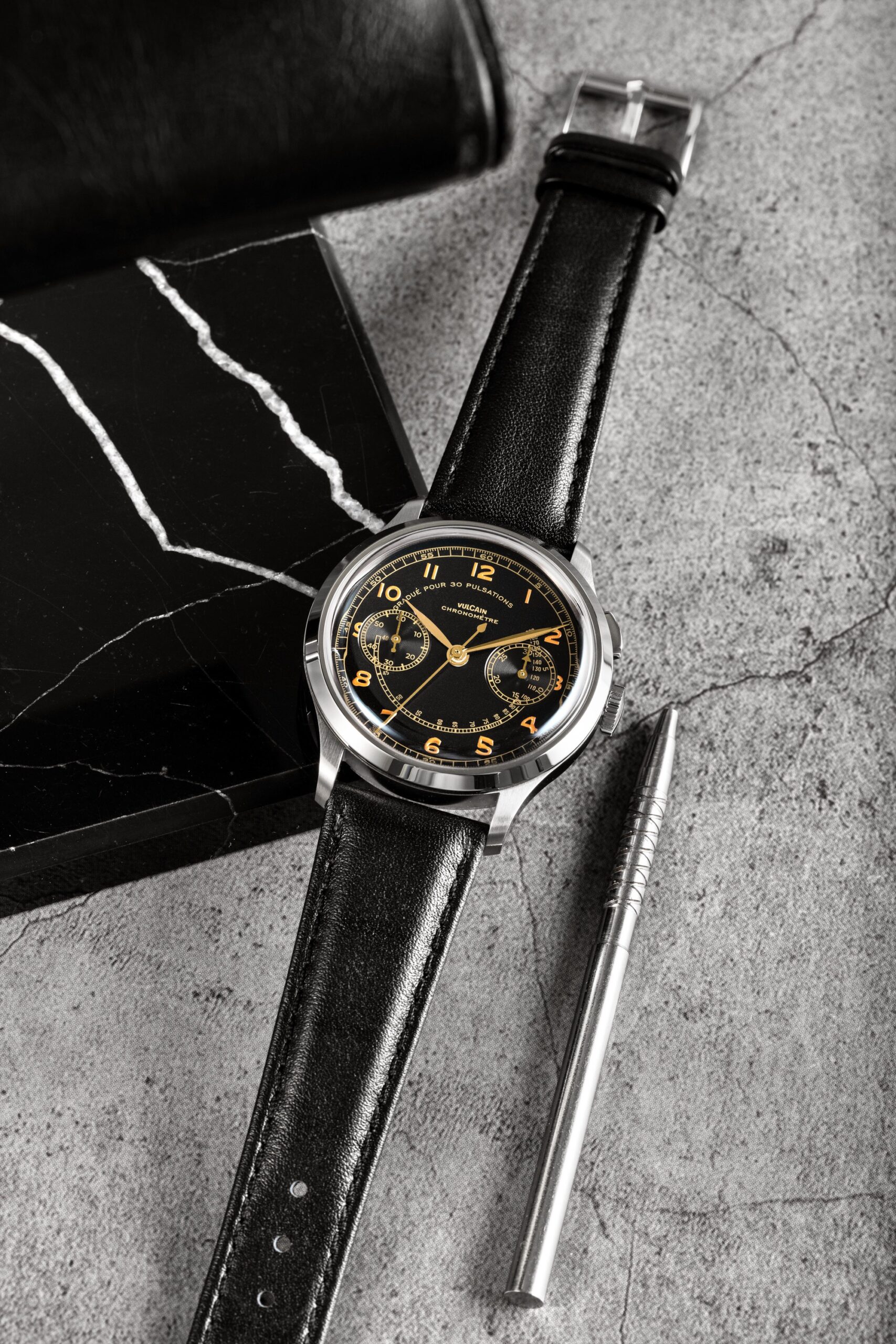 Vulcain Monopusher Heritage Black