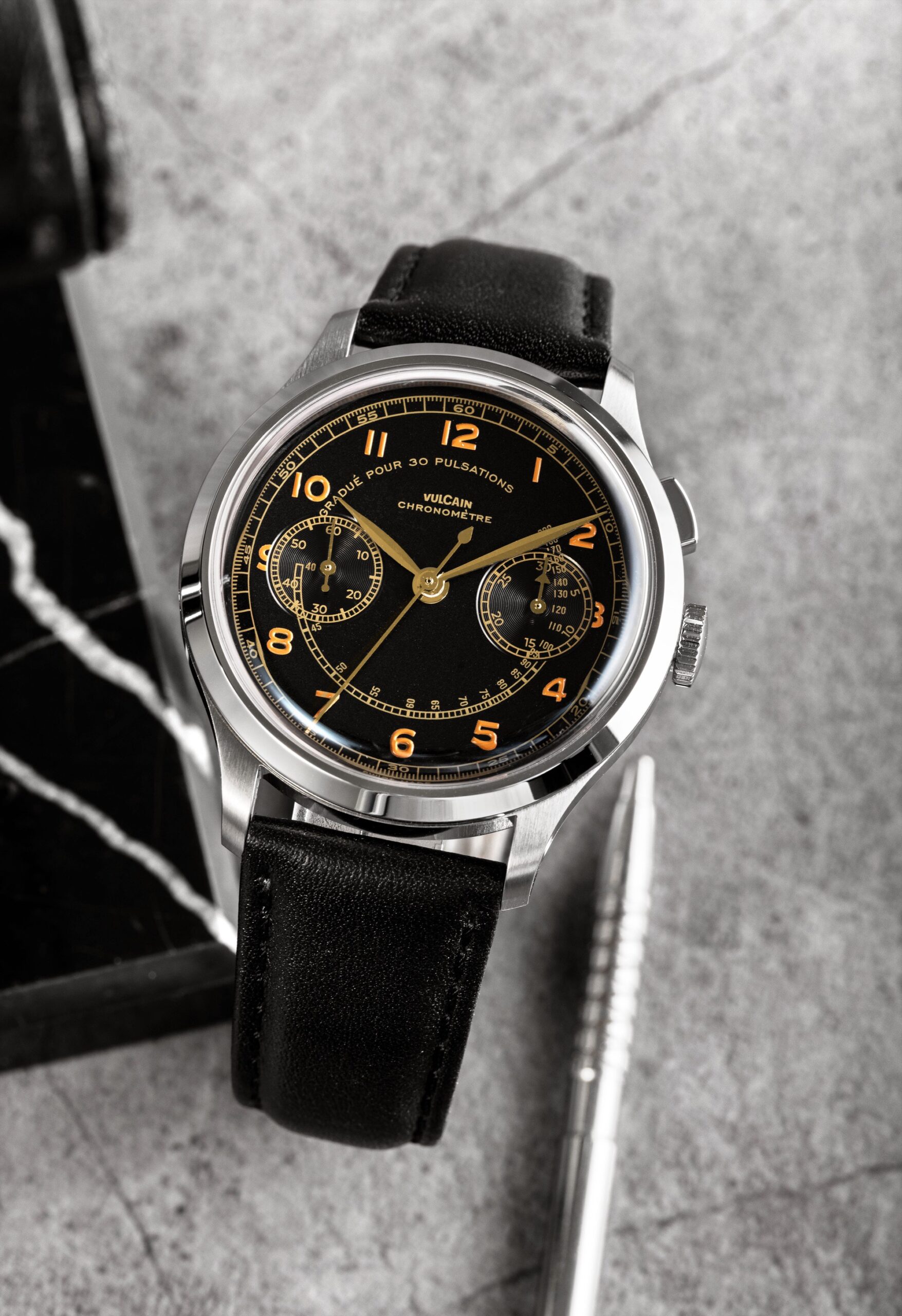 Vulcain Monopusher Heritage Black