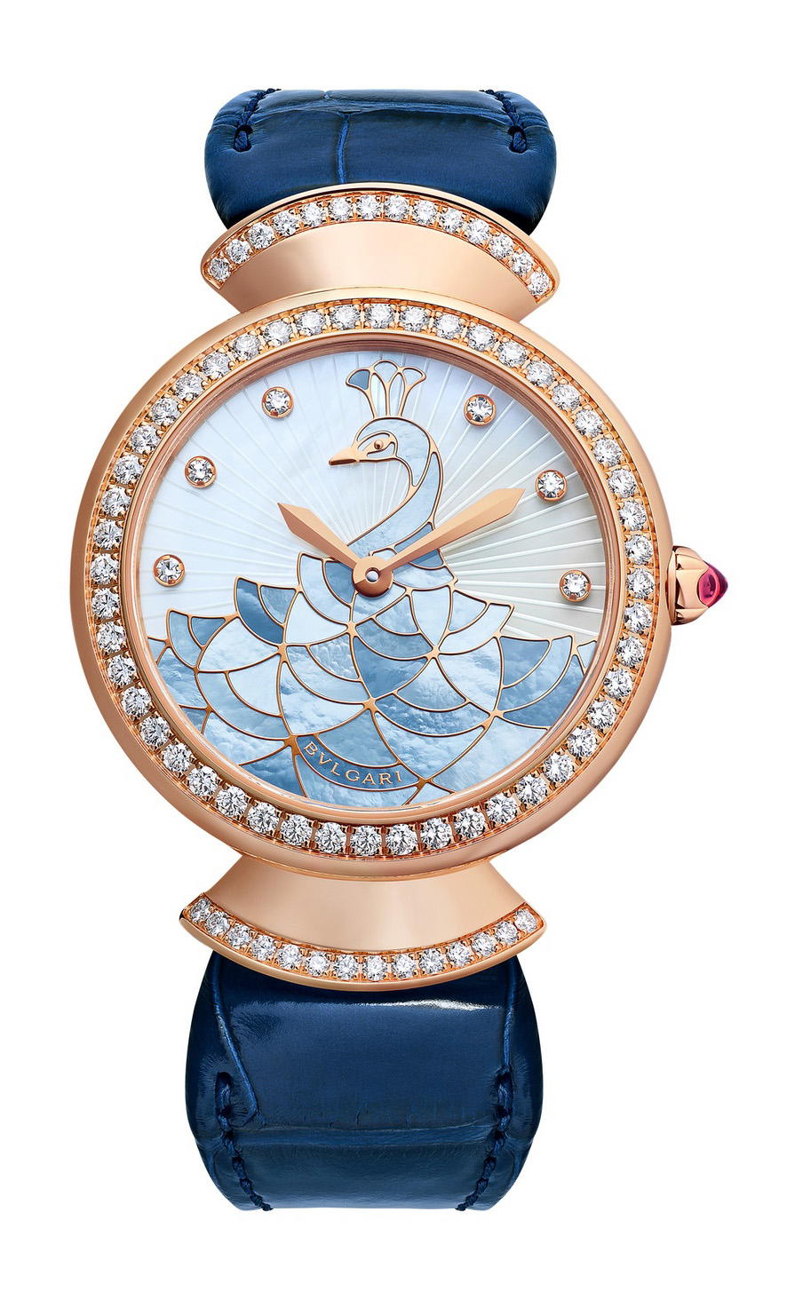 Bvlgari Divas' Dream Peacock Mother of Pearl Marquetry