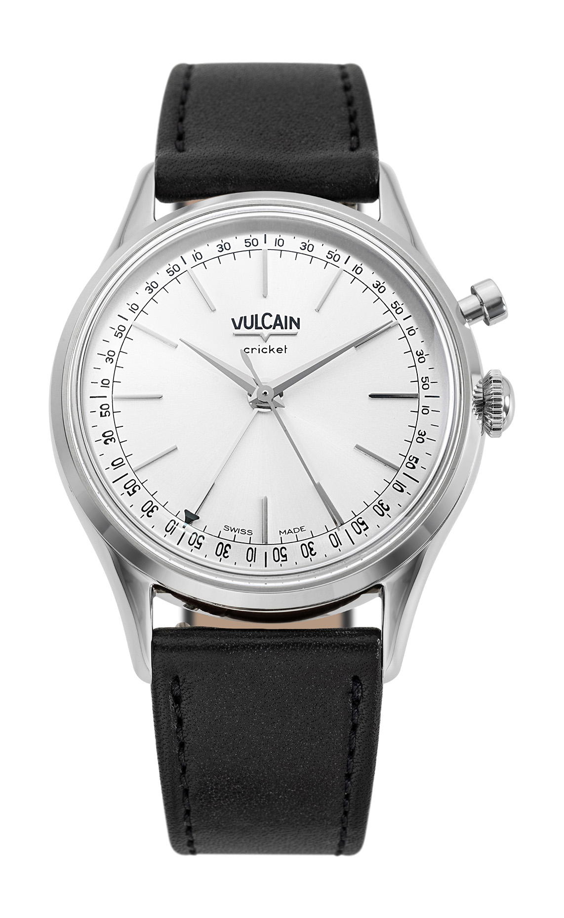 Vulcain Cricket President 36 Silver