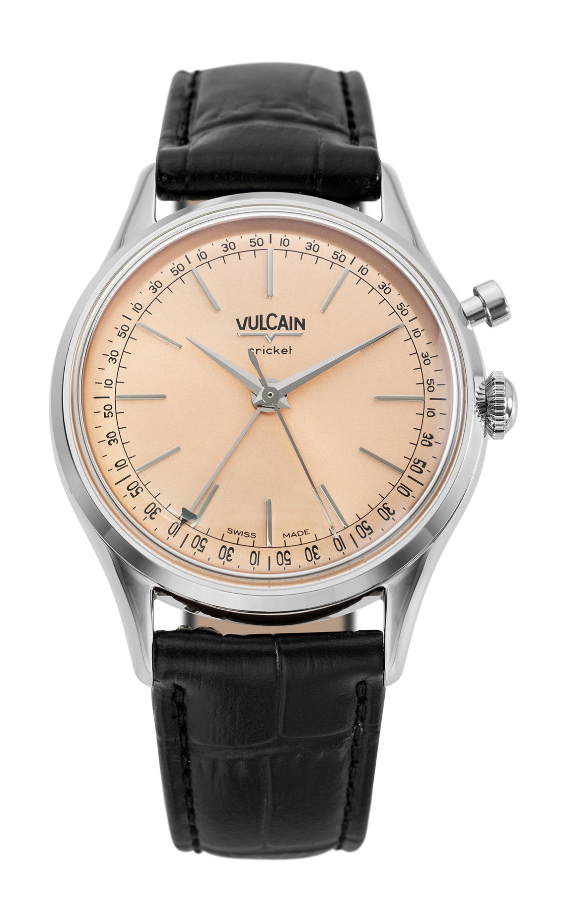 Vulcain Cricket President 36 Salmon
