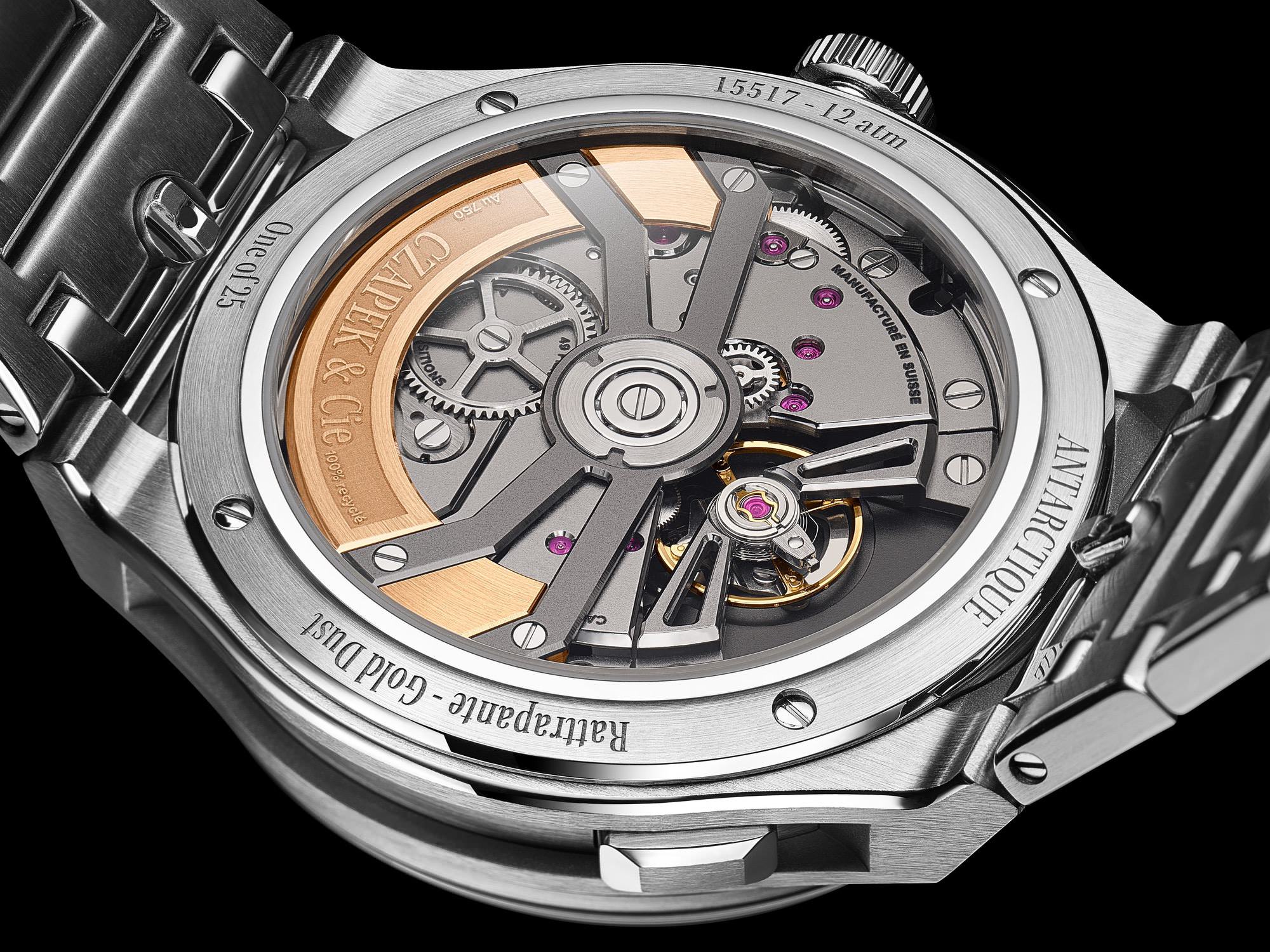 Czapek Antarctique Rattrapante Gold Dust SHH Edition