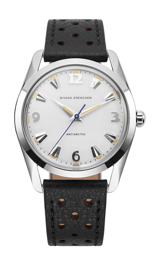 Nivada Grenchen Antarctic 35 White & Beige