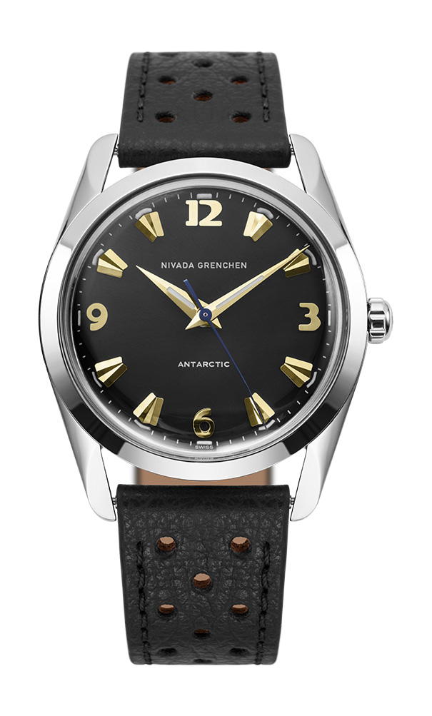 Nivada Grenchen Antarctic 35 Black & Gold