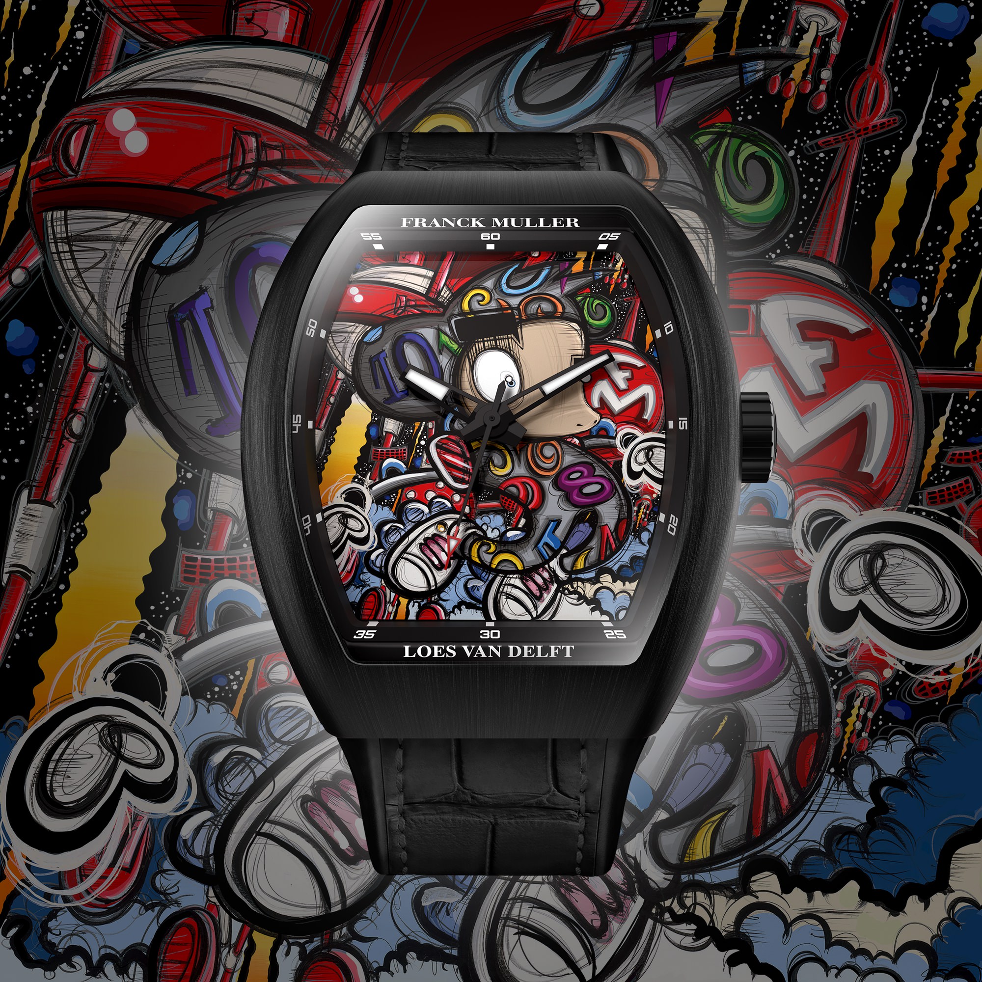 Franck Muller Vanguard™ Color Dreams Loes Van Delft Limited Edition