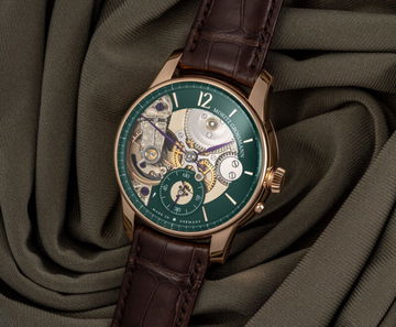 Moritz Grossmann Backpage Rose Gold Green