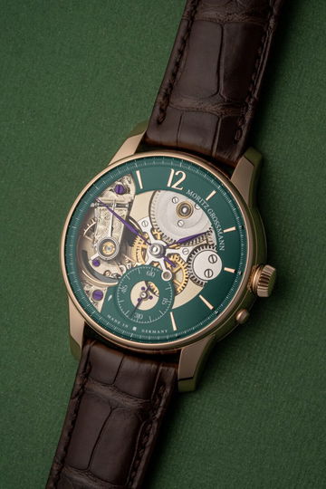 Moritz Grossmann Backpage Platinum Green