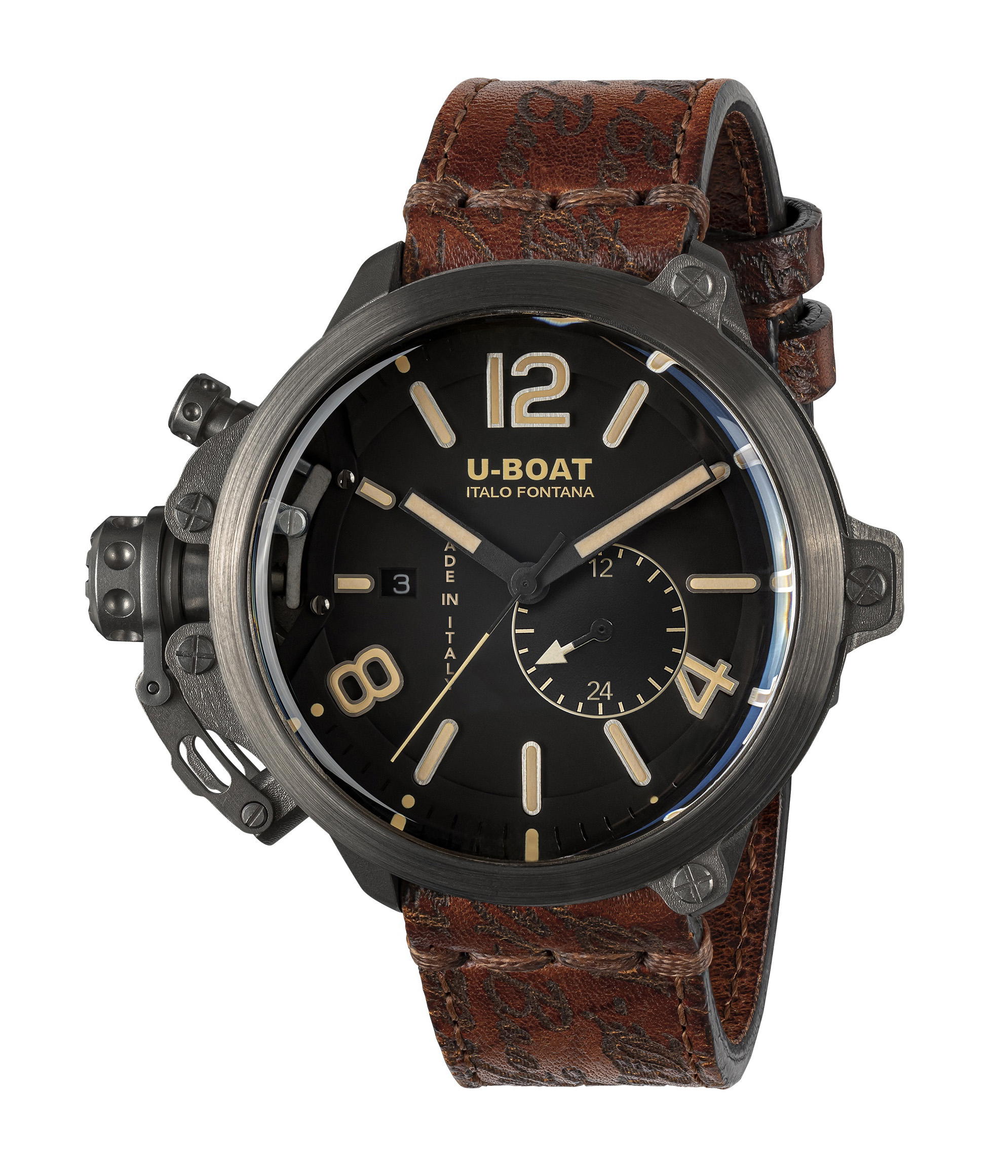 U-Boat Capsule 50 SS Titanium BK BE
