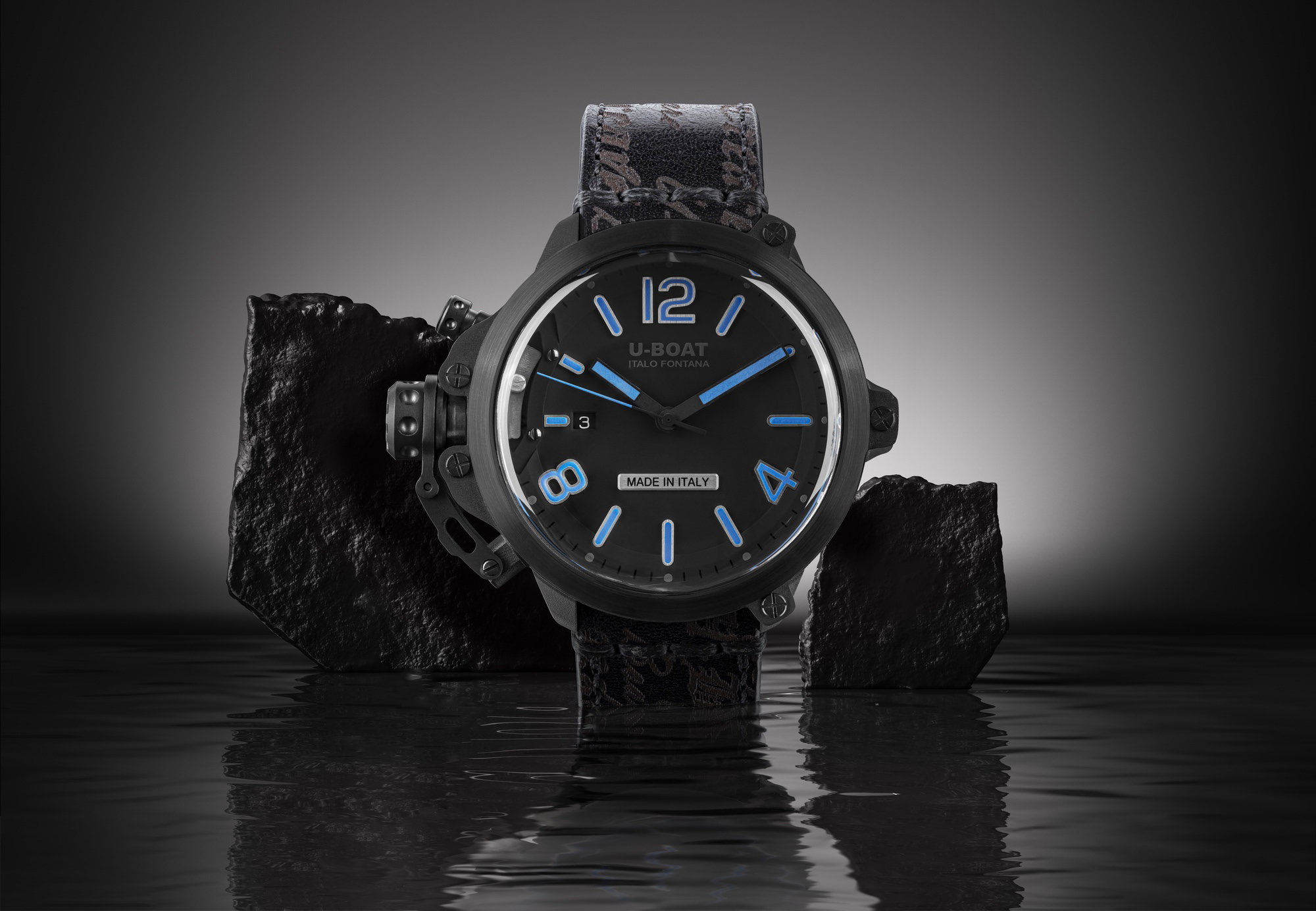 U-Boat Capsule 50 PVD BK BL