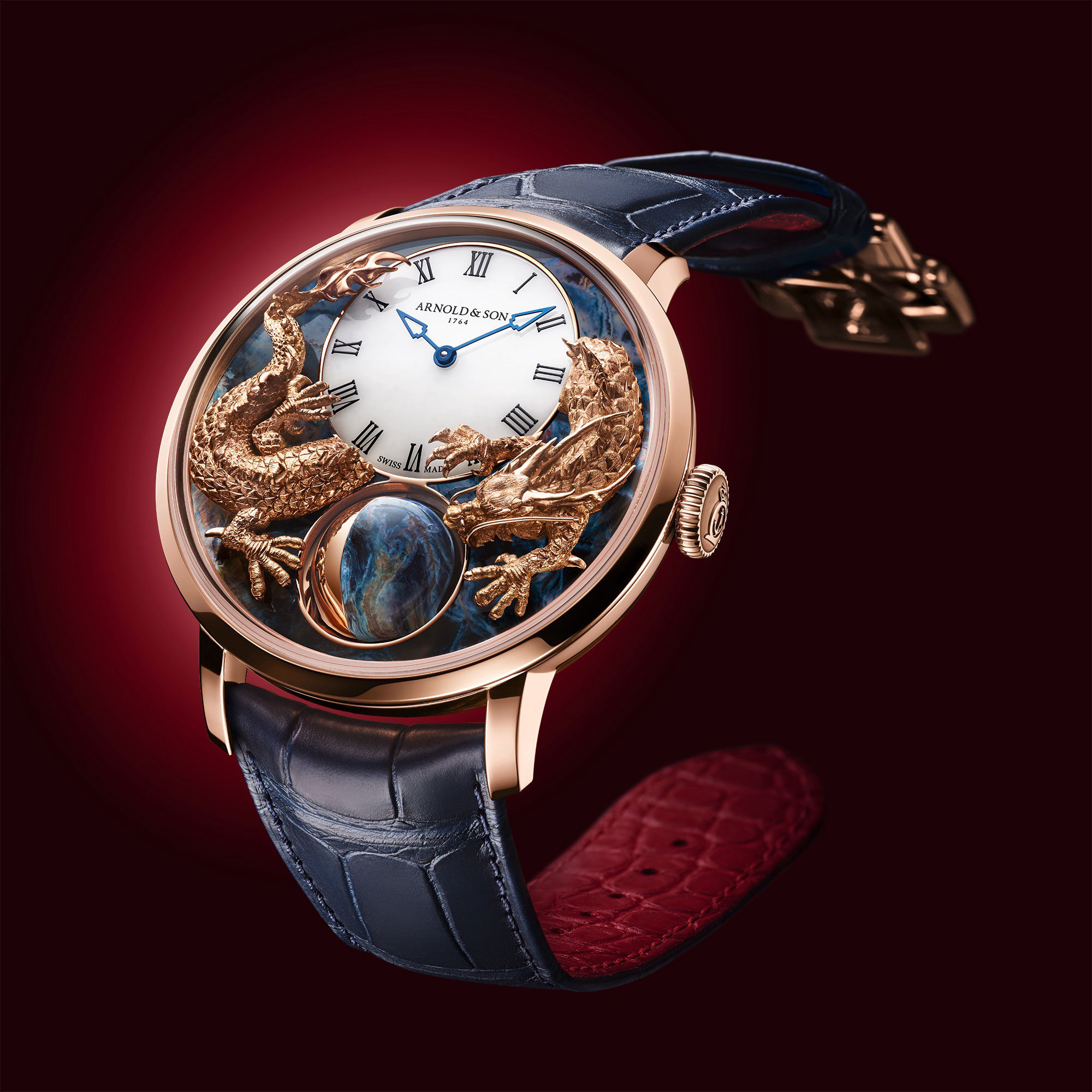 Arnold &amp; Son Luna Magna Red Gold “Year of the Dragon”
