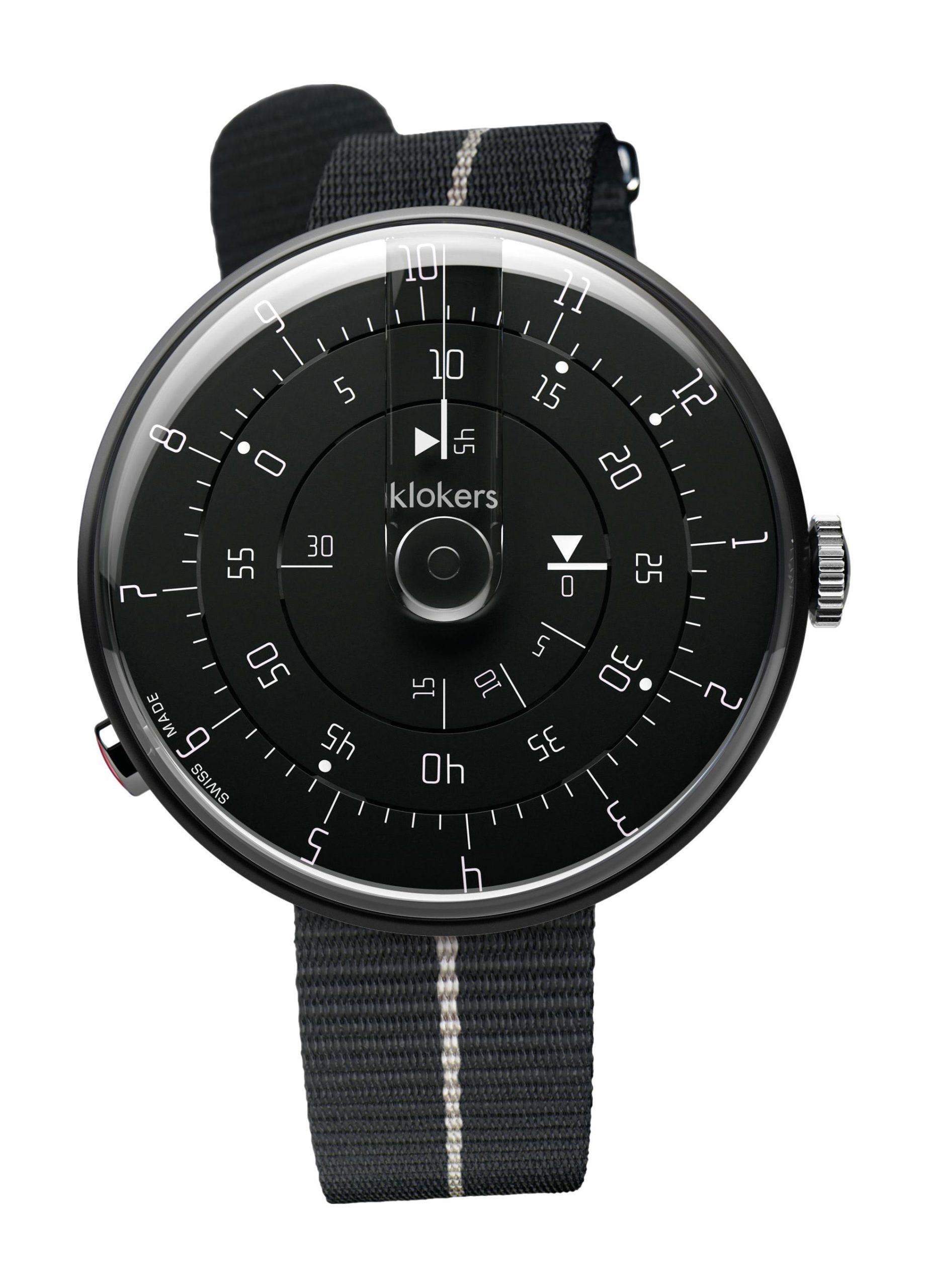KLOK 01 Black Minimal