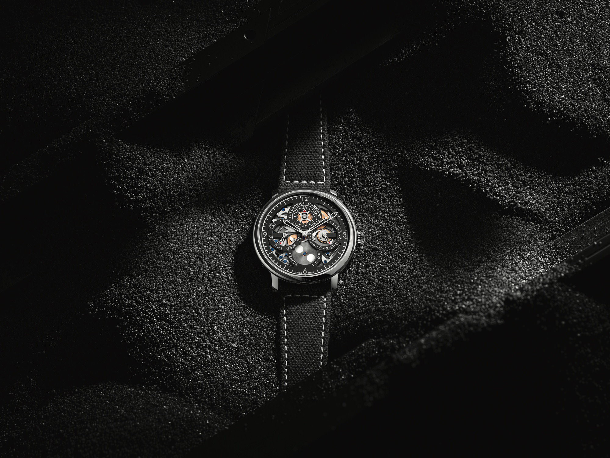 Frederique Constant Slimline Perpetual Calendar Manufacture Designed by Peter Speake