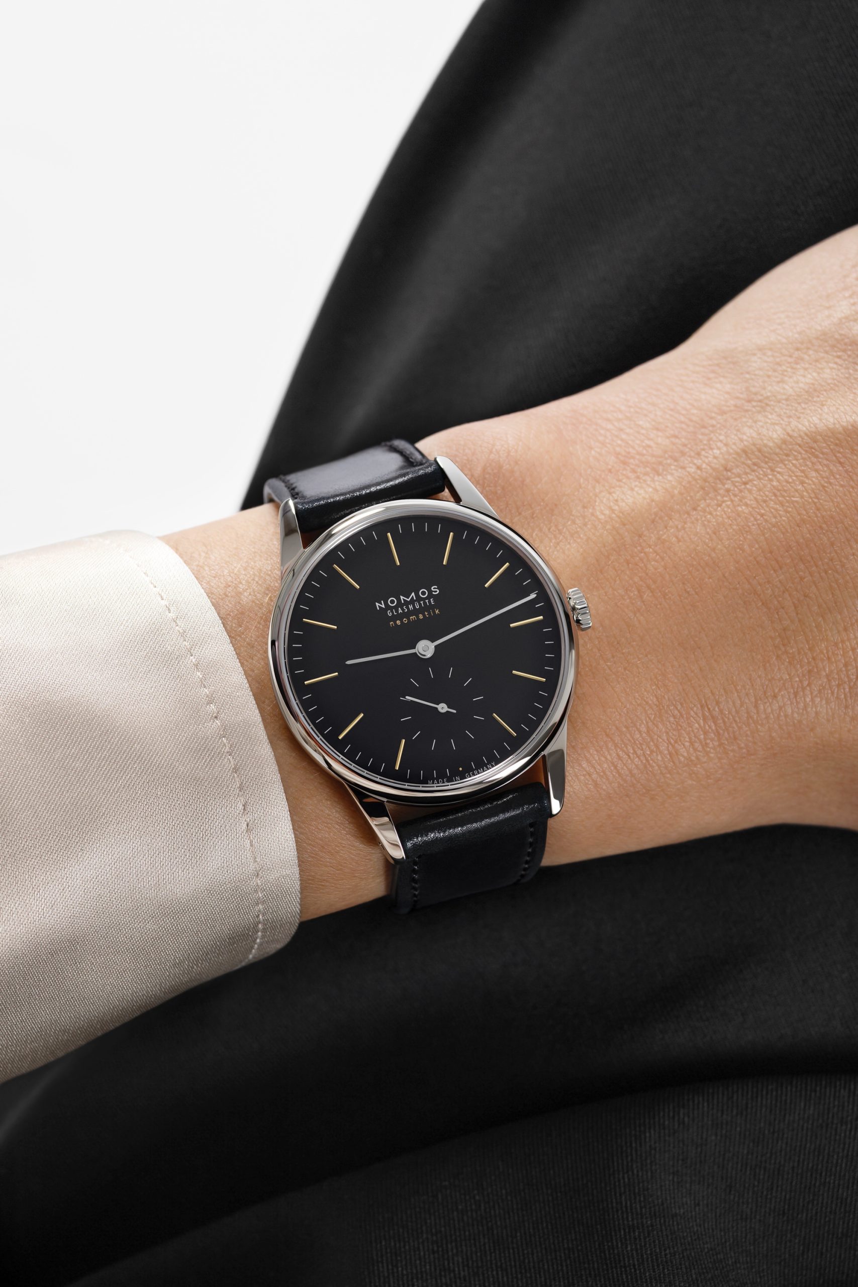 Nomos Glashütte Orion neomatik 36 new black