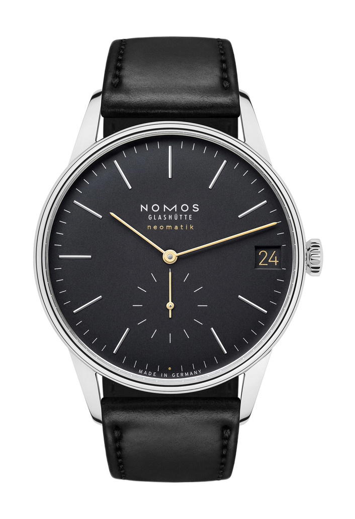 Nomos Glashütte Orion neomatik date 41 new black