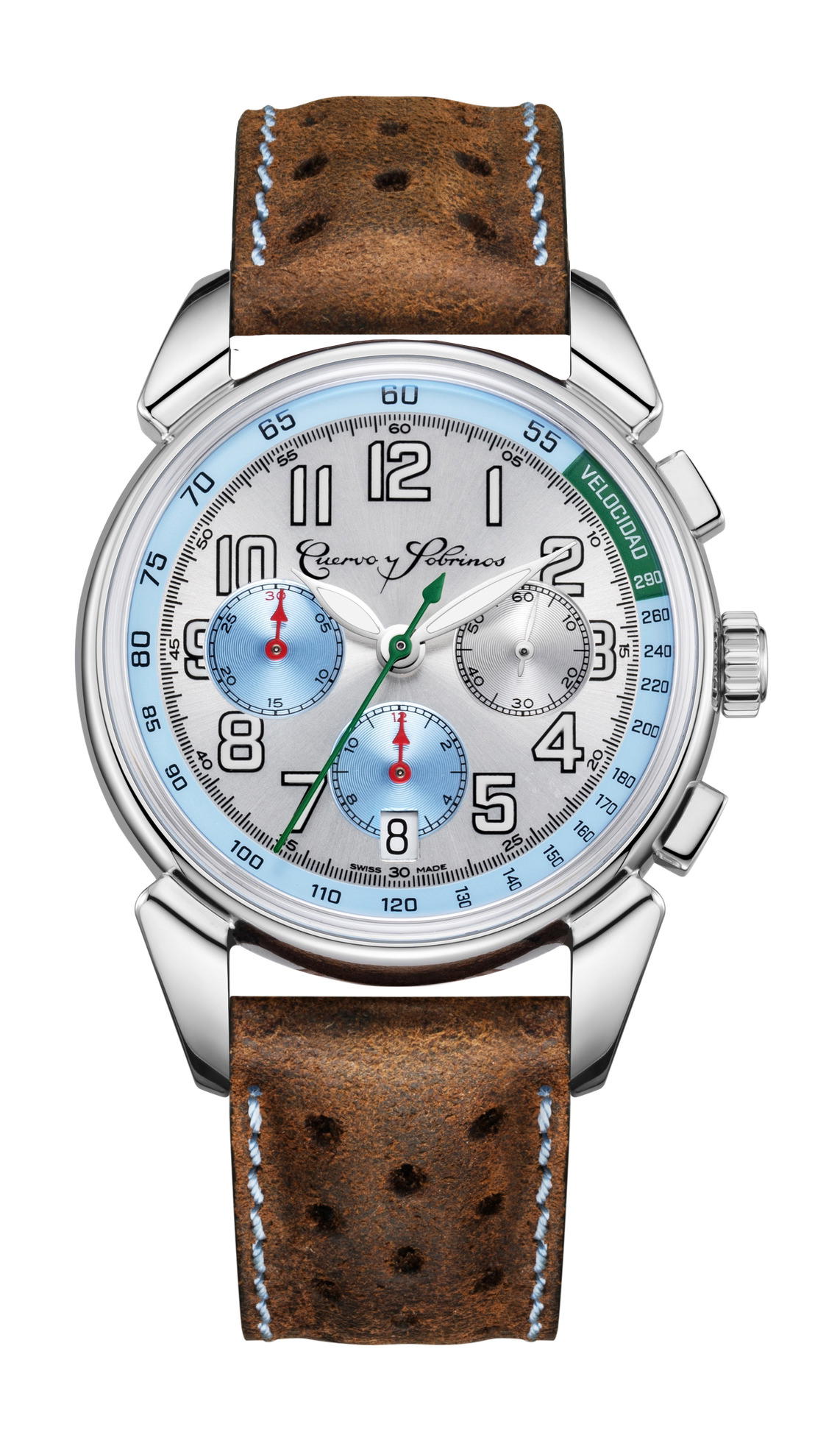 Cuervo y Sobrinos Chronograph Nino Farina II