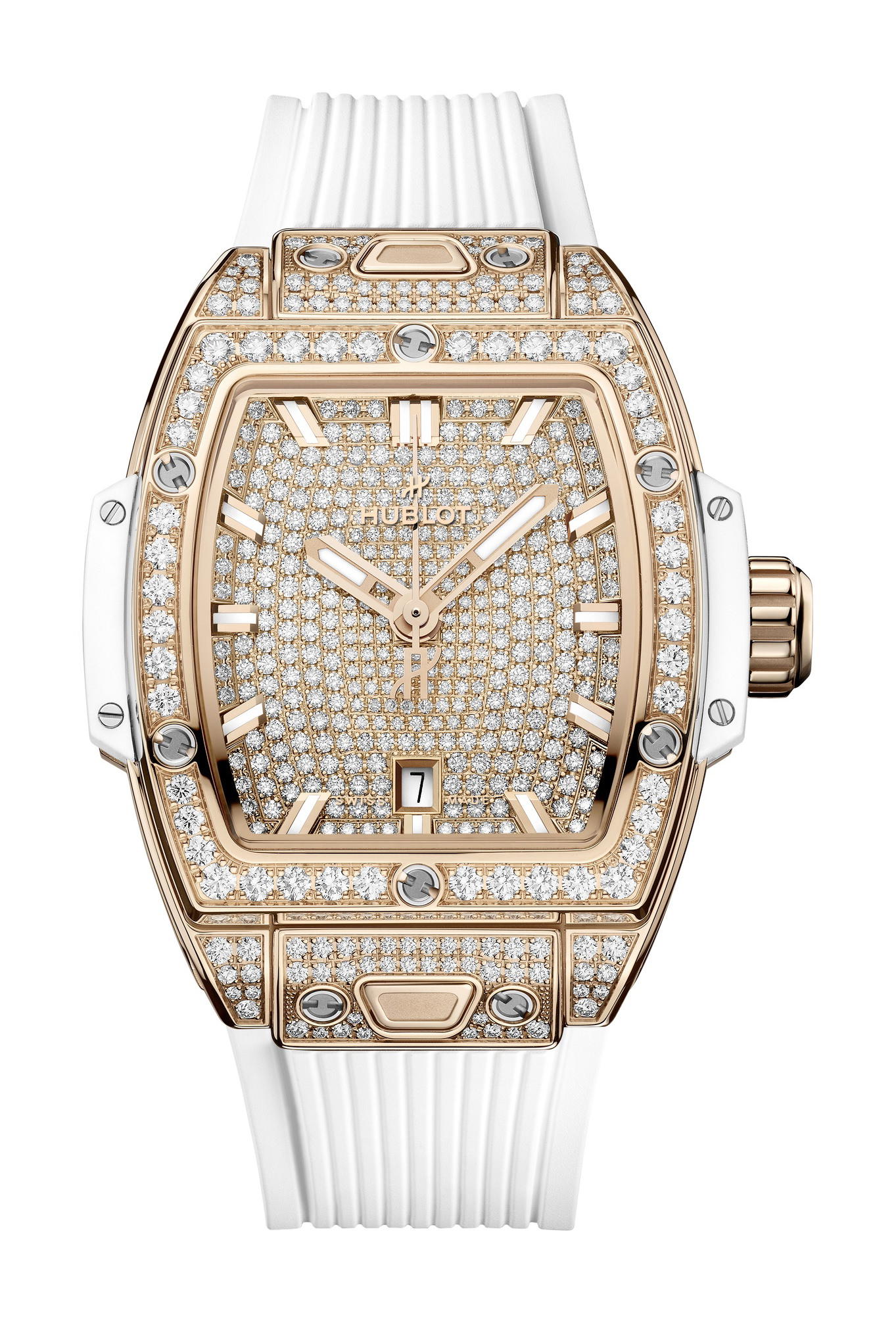 Hublot Spirit of Big Bang King Gold White Full Pavé