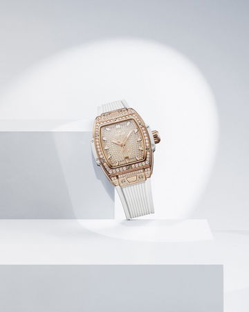 Hublot Spirit of Big Bang King Gold White Full Pavé