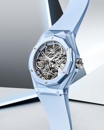 Hublot Classic Fusion Tourbillon Orlinski Ceramic Sky Blue
