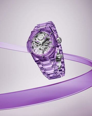 Hublot Big Bang Integrated Tourbillon Full Purple Sapphire