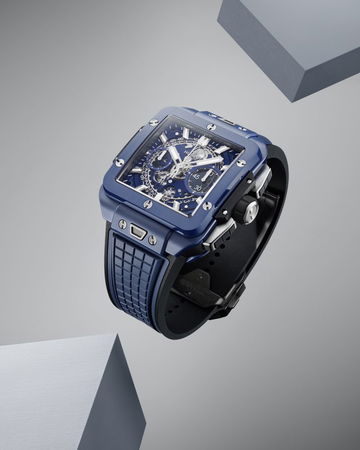 Hublot Square Bang Unico Blue Ceramic